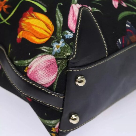 GUCCI Flora Tote Bag Canvas Multicolor - Picture 4 of 16